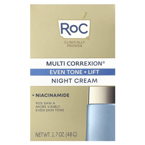 RoC RoC, Multi Correxion, Tônico + Elevação, Creme Noturno, 1,7 oz (48 g) 1
