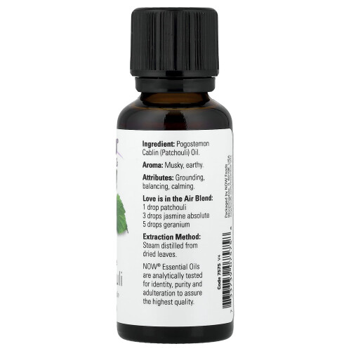 NOW Foods NOW Foods, Βασικά Ελαία, Πατσούλι, 1 fl oz (30 ml) 1