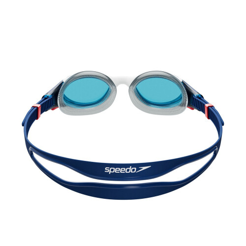 Speedo (One Size, Blue/White/Red) Speedo Mens Biofuse Swimming Goggles 1