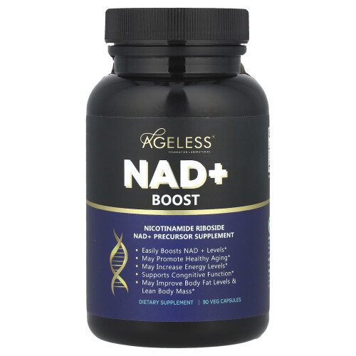 NAD+ Boost od Ageless Foundation Laboratories, 90 kapsułek 2