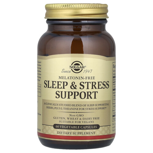 Solgar Solgar, Supporto al Sonno e allo Stress, 60 Capsule Vegetali 2