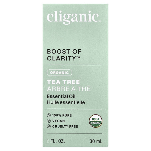 Cliganic, Οργανική Tea Tree Βασική Οϊλ, 1 fl oz (30 ml) 1