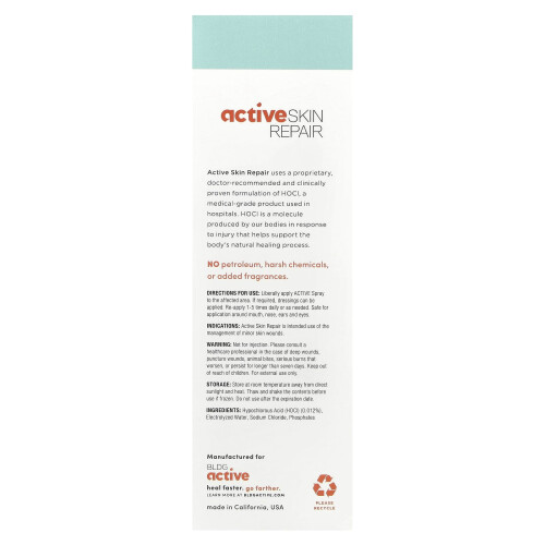 Active Skin Repair, Spray, 3 fl oz 2