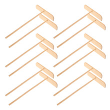 24Pcs Wooden Table Crumber Light Brown Handheld Bread Crumb Cleaner
