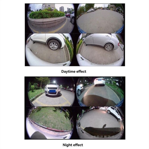 Car 360 Degree HD Surround View Camera Right+Left+Front+ Rear View Camera System Master Chip 8536+2053+1005 2