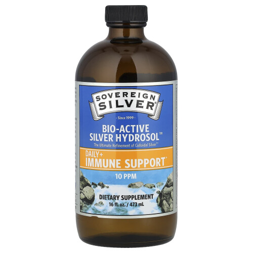Sovereign Silver, Bio-Active Silver Hydrosol, 10 PPM, 16 fl oz (473 ml) 2