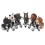 18Pièces Jouets Voitures Et Friction Animaux Couleur Multi 1