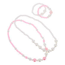 2Sets Kinder -Schmuckset ABS Halskette Und Armband Für