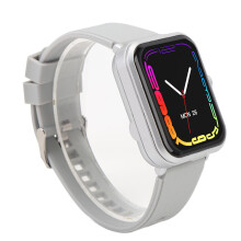 Smartwatch argentato da 1,85 pollici con batteria da 280 mAh