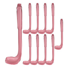 10Pcs Pink Inflatable Golf Club Noise Makers Lightweight Party Favors