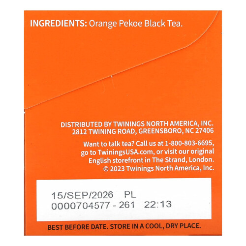 Twinings Twinings, Ceylon Pure Black Tee, 20 Teebeutel, 1,41 oz (40 g) 1