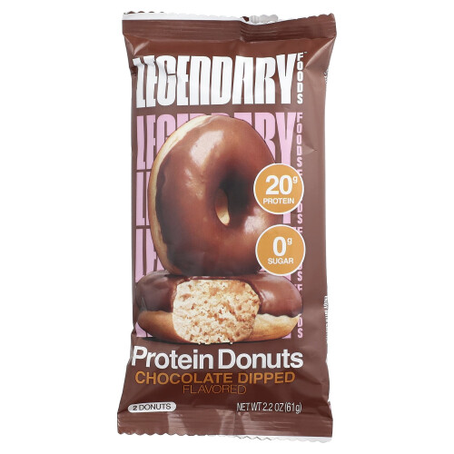 Legendary Foods, Πρωτεΐνες Ντόνους, Σοκολάτα Σφραγισμένες, 12 Πακέτα, 2,2 oz (61 g) Κάθε 2