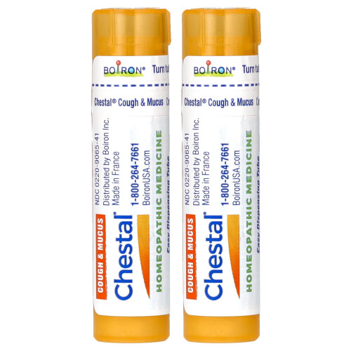 Μποίρον, Chestal, Meltaway Pellets, 2 Tubes, Approx. 80 Pellets Each 2