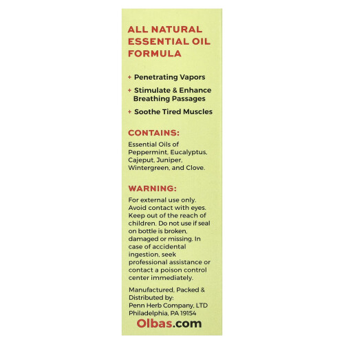 Olbas Therapeutic, Olbas Oil, 1,01 fl oz (30 ml) 2