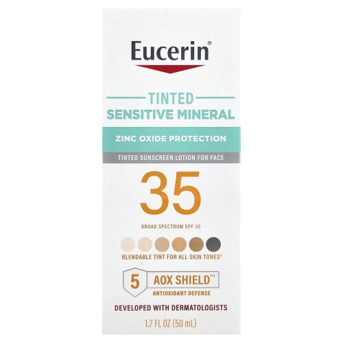 Eucerin Eucerin, Εαρινή Μινεράλ Προστατευτική Κρέμα Γελούντος, SPF 35, Τονωμένη, 1.7 fl oz (50 ml) 1