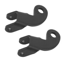 Paire de coupleurs d’attelage haute résistance pour remorque de vélo à angle de 45 degrés