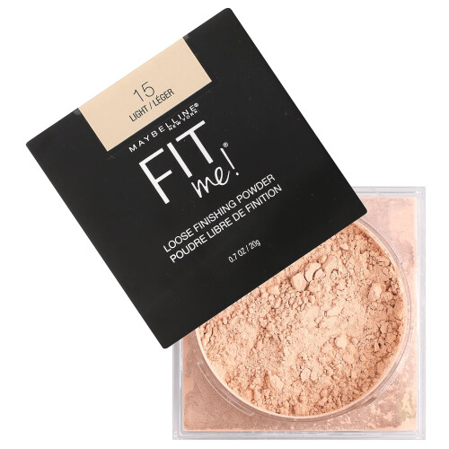 Maybelline Pulver de Poder de Finishing Suave Fit Me de Maybelline, 15 Claro, 0.7 oz (20 g) 2