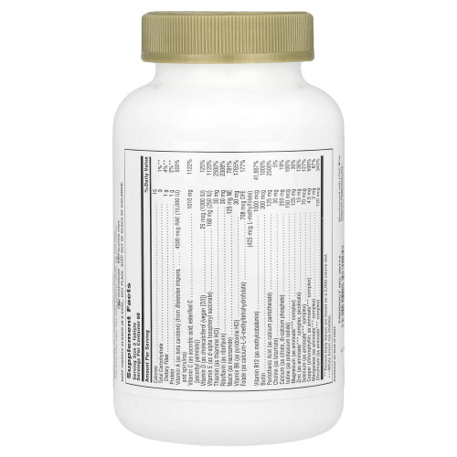 NaturesPlus, Πηγή Ζωής Χρυσό Τάμπλετ, Ολοκληρωμένο Πολυβιταμίνης Φόρμα, 180 Τάμπλετ 1