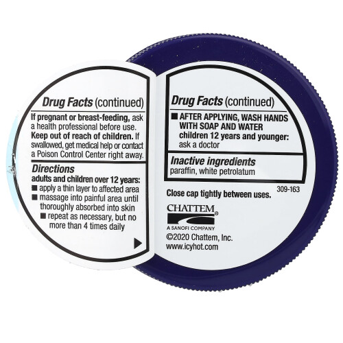 Icy Hot, Original Smärtreducerande Salva, 3.5 oz (99.2 g) 2