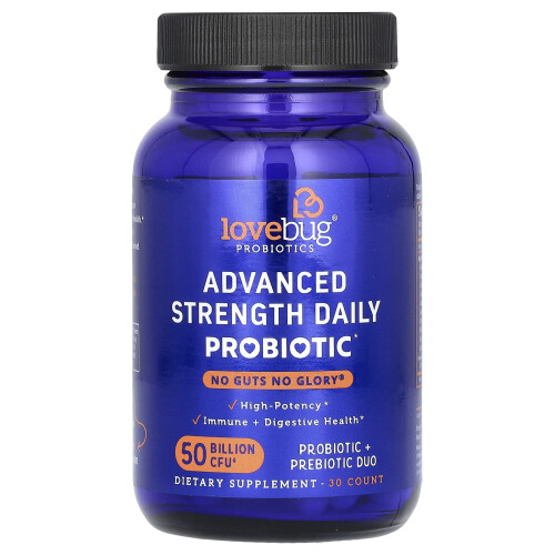 LoveBug Probiotice, Probiotic de Putere Avansată, 50 miliarde CFU, 30 Cont 2