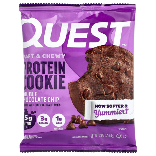Quest Nutrition, Κρεατικό Κουραμπιέ, Δύο Καραμέλες, 12 Κουραμπιέ, 2.08 oz (59 g) Each 2