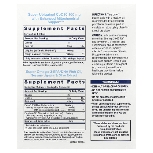Life Extension, Comprehensive Nutrient Packs Advanced, 30 Pack 1