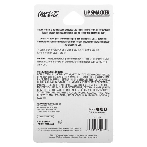 Lip Smacker, Lábios de Coca-Cola, Lábios de Bálsamo, 0,14 oz (4 g) 2