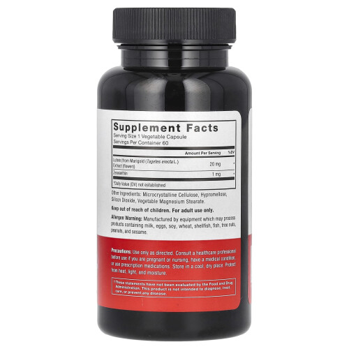 Force Factor, Lutein, 20 mg, 60 Vegetable Capsules 1