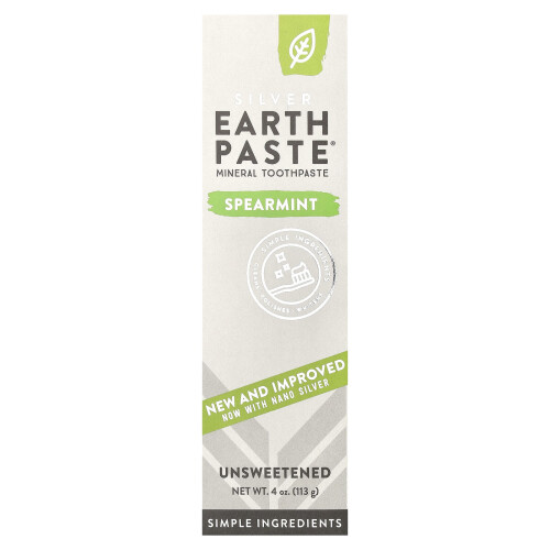 Redmond Trading Company, Earthpaste, Οργανική Στοματική Κρέμα, Αφύλακτος, Σπαράγγι, 4 oz (113 g) 1