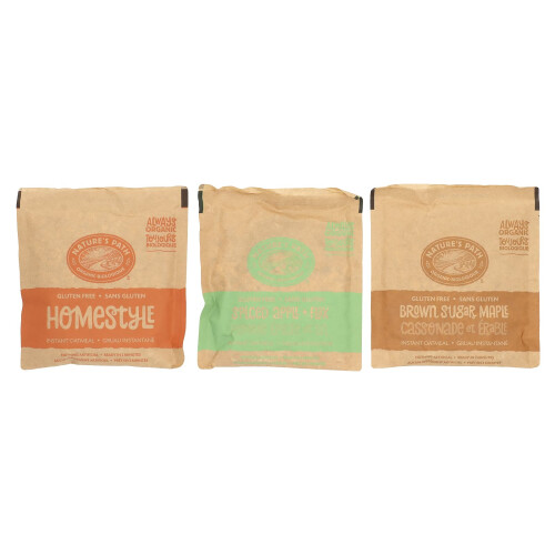Nature's Path, Γλουτένη-Free Instant Oatmeal, Μονοθέσιο Πακέτο, 8 Πακέτα, 11.3 oz (320 g) 2