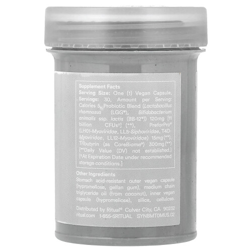Ritual, Synbiotic+ Mint, 30 Capsule vegane 1