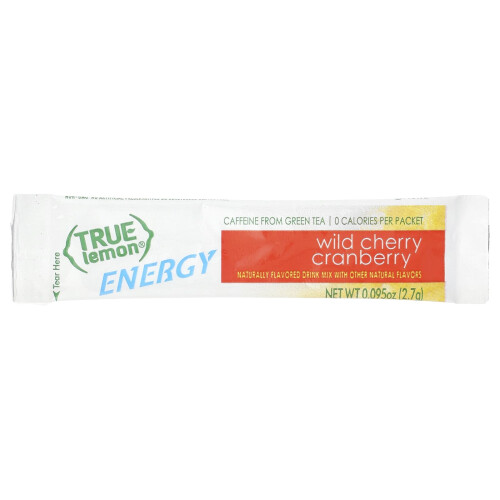 True Citrus, True Λεμόνι, Ενέργεια, Wild Cherry Cranberry, 6 Πακέτα, 0.095 oz (2.7 g) Each 2