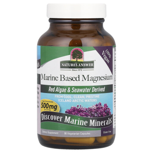 Nature's Answer Marine Magnesium Plant-Based Capsules - 90 Count 2