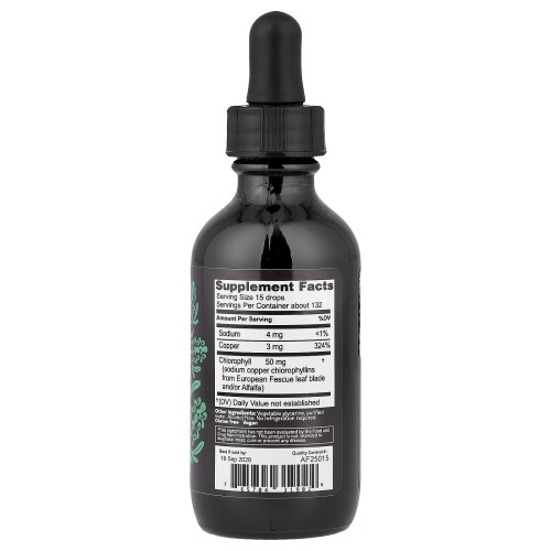 Herbs Etc., ChlorOxygen, Chlorophyll Concentrate, Alcohol Free, 2 fl oz (59 ml) 1
