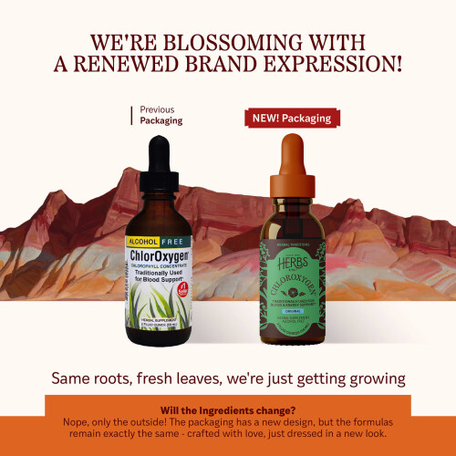 Herbs Etc., ChlorOxygen, Chlorophyll Concentrate, Alcohol Free, 2 fl oz (59 ml) 2