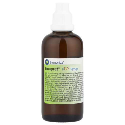 Bionorica, Sinupret Kinder Siroop, 3.38 fl oz (100 ml) 2