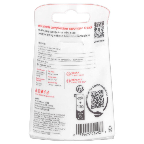 Real Techniques Real Techniques, Mini Miracle Complexion Sponge, 4 Pack 2