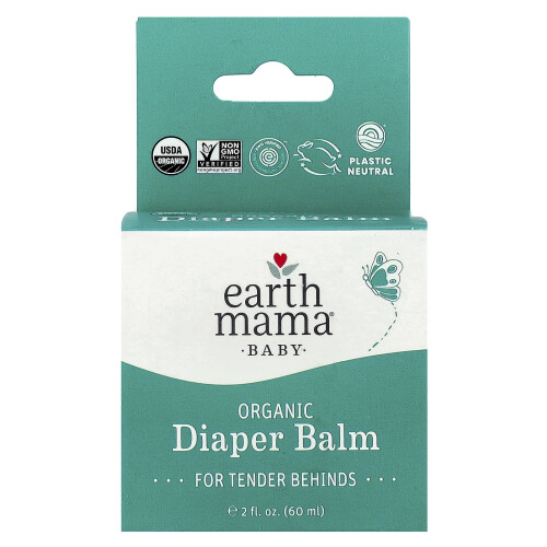 Earth Mama, Baby, Οργανική Δερμάτινη Κρέμα, 2 fl oz (60 ml) 1