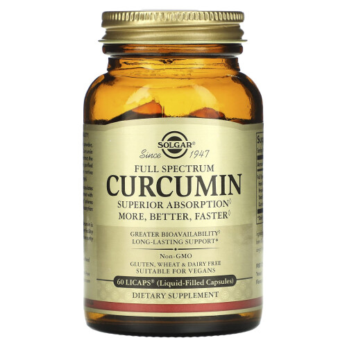 Solgar Solgar, Full Spectrum Curcumin, 60 Licaps 2