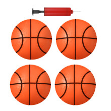 4Sets Kinder Mini Basketball Spielzeug Aufblasbar Bunt Langlebig