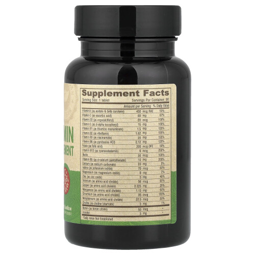 Deva, Multivitaminico e Minerale Vegano, Senza Ferro, 90 Comprimati 1
