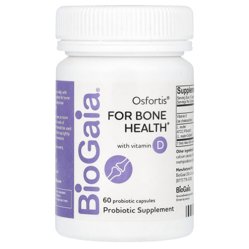 BioGaia, Osfortis με Βιταμίνη D, 60 Προβιοτικά Συσκευάσματα 2