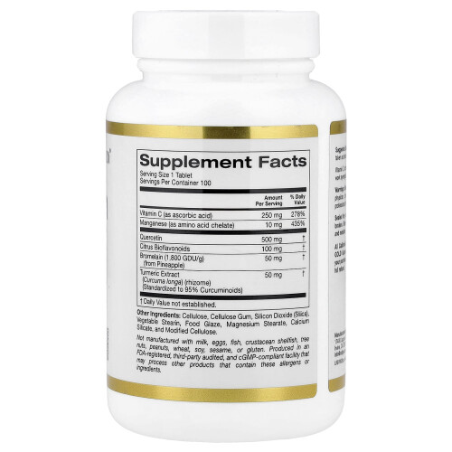 Super Nutrition, Quercetina Plus, 100 Comprimati 1