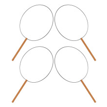 12Pièces Armature Éventail Main Fer Bois Résistant Pour DIY