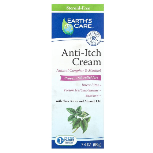 Earth's Care, Αντι-Φλεγμονώδης Κρέμα, με Μύλο και Αμύγδαλο, 2.4 oz (68 g) 1