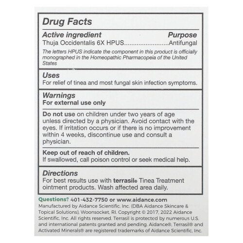 Terrasil, Tinea Αντιφगल Καθαρισμού Μπαρ, 75 g 1