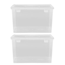 2Pièces Boîte À Pain Hermétique Transparente Pour Pain Fait Maison