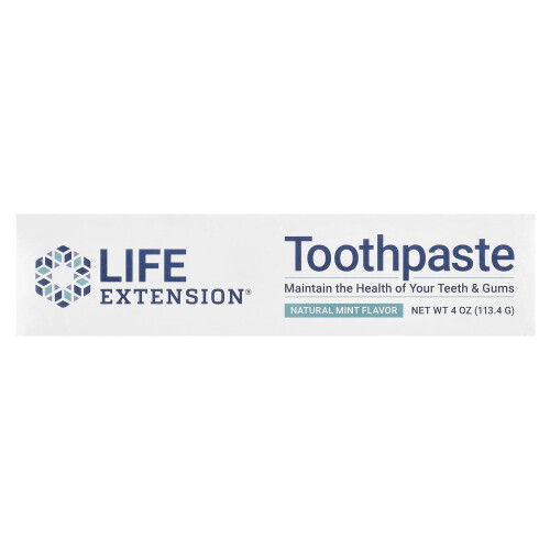 Life Extension, Φθορίδιο-Ελεύθερο Σαπούνι Δοντιών, Φυσική Μίντι, 4 oz (113.4 g) 1