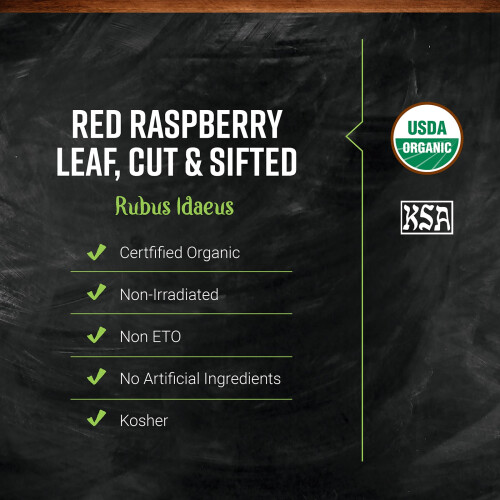 Frontier Co-op, Organic Cut & Sifted Red Raspberry Leaf, 16 oz (453 g) 2