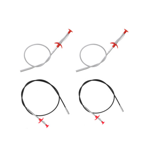 4Pièces Nettoyeur De Canalisation Multi Usage Flexible Quatre